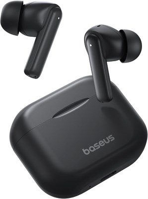 Беспроводные наушники Baseus Bluetooth 5.3, внутриканальные наушники Bowie E17, микрофоны ENC с шумоподавлением, 25 часов воспроизведения, быстрая зарядка, большой 12-миллиметровый драйвер (черный) 1000009590 - фото 538108