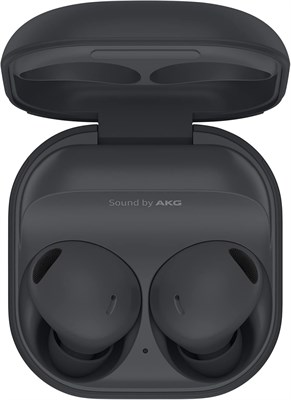 Наушники-вкладыши Samsung Galaxy Buds2 Pro Bluetooth, полностью беспроводные, с шумоподавлением, зарядным чехлом, качественным звуком, водонепроницаемые, графитовый цвет, 2 года гарантии производителя, версия для Великобритании, один размер 1000009609 - фото 538196