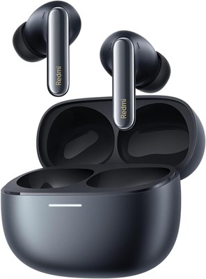 Xiaomi Redmi Buds 6 Pro Black — 36 часов автономной работы, Hi-Fi-звук с тремя динамиками, активное шумоподавление 55 дБ, 20 уровней активного шумоподавления, 3 режима прозрачности, объемный 3D-звук, Bluetooth 5.3, Google Fast Pair, Hi-Res Audio 1000009612 - фото 538211