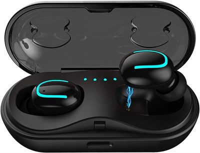 Миниатюрные беспроводные наушники с сенсорным управлением, Bluetooth-наушники, легкие, водонепроницаемые спортивные наушники IPX7, 30 часов воспроизведения, встроенный микрофон, шумоподавление, гарнитура для iPhone и Samsung Galaxy 1000009631 - фото 538293