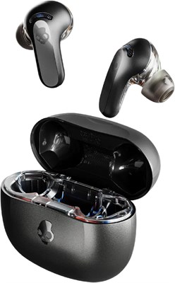 Беспроводные внутриканальные наушники Skullcandy Rail ANC с шумоподавлением, аккумулятором на 27 часов, микрофоном, совместимы с устройствами iPhone, Android и Bluetooth — черный цвет 1000009632 - фото 538297