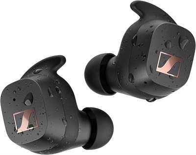 Беспроводные наушники Sennheiser SPORT True Wireless — внутриканальные Bluetooth-наушники для активного образа жизни, музыки и звонков с адаптивной акустикой, шумоподавлением, сенсорным управлением, защитой IP54 и 27-часовым временем автономной работы. 1000009681 - фото 538529