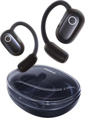 Открытые наушники Baseus Eli Sport 1 Bluetooth, направленная акустика, мощные басы, сверхлегкие, водонепроницаемые по стандарту IPX4, микрофоны ENC, беспроводные наушники Bluetooth 5.3 для бега, тренировок и фитнеса 1000009682 - фото 538534