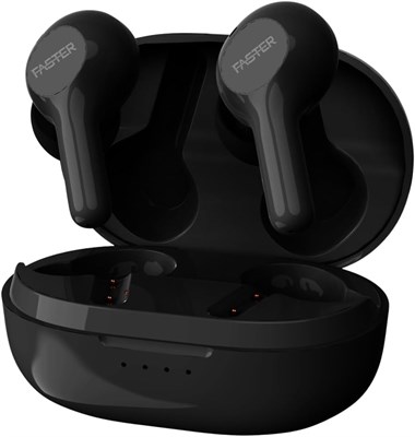 Беспроводные стереонаушники Faster S50 с поддержкой Bluetooth и голосовым помощником. Время воспроизведения 5–6 часов. Защита от пота и брызг по стандарту IPX5. 1000009683 - фото 538539