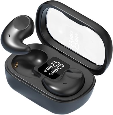 Невидимые наушники-вкладыши KASTWAVE для сна, шумоподавляющие наушники, Bluetooth 5.4, гарнитура для сна на боку, небольшие ушные каналы, незаметные миниатюрные наушники-вкладыши для сна, спортивные (черные) 1000009686 - фото 538552