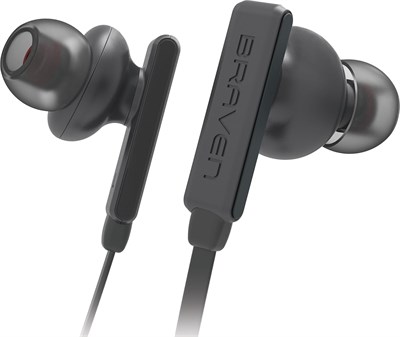 Наушники-вкладыши Braven Flye Sport, беспроводные, Bluetooth, водонепроницаемые, IPX5, серо-красные 1000009697 - фото 538600