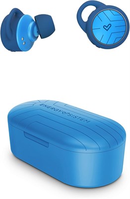 Наушники Energy Sistem Sport 2 True Wireless (внутриканальные, Bluetooth 5.0, спортивные, с функцией Secure-Fit+) - синие 1000009707 - фото 538647