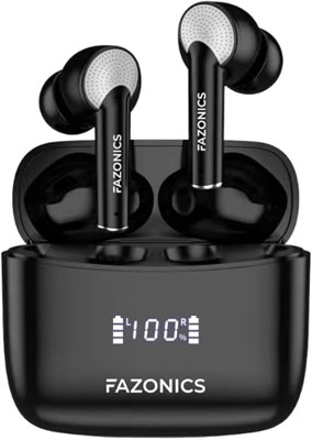 Наушники-вкладыши FAZONICS Quickpods X20 PRO True Wireless с Bluetooth 5.3, активным шумоподавлением и шумоподавлением, четким вызовом, воспроизведением в течение 36 часов, защитой от воды IPX5, светодиодным дисплеем USB-C, зарядным чехлом и двумя источни 1000009730 - фото 538757