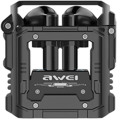 Оригинальные игровые наушники awei T63 | Наушники Bluetooth 5.3 | Водонепроницаемая беспроводная гарнитура | Игровая гарнитура с микрофоном и функцией TWS Call, двухрежимная | Длительное время автономной работы (черный) 1000009815 - фото 539155