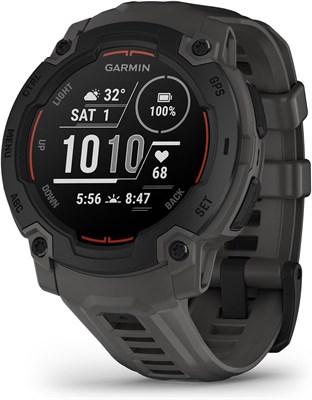 Garmin Instinct® E 45 мм, прочные смарт-часы с GPS-приемником для использования вне помещений, круглосуточный мониторинг здоровья, пульсометр на запястье, до 16 дней автономной работы, цвет «уголь» 1000009915 - фото 539623