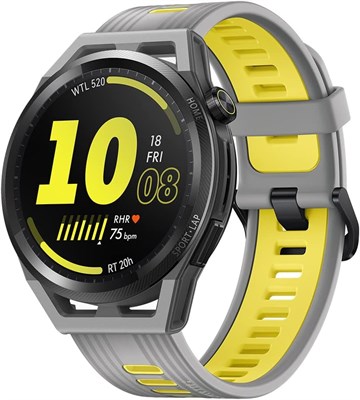 Умные часы Huawei Watch Gt Runner, научное программное обеспечение для бега, точный мониторинг сердечного ритма в режиме реального времени, определение местоположения на уровне марафона, лёгкие и удобные, 2 недели автономной работы, серый цвет 1000009921 - фото 539650