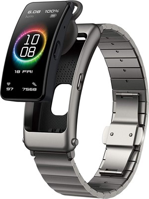 Водонепроницаемая Bluetooth-гарнитура и смарт-браслет HUAWEI Ipx7 Talkband B6 Elite — титаново-серый 1000009938 - фото 539712