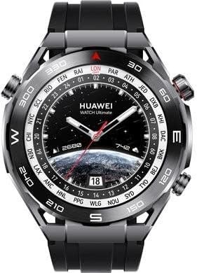 Умные часы Huawei Watch Ultimate, iOS и Android, инновационный материал Liquid Metal, технология погружения на глубину до 100 м, 14-дневный срок службы аккумулятора, версия для ЕС/Великобритании (черный) 1000009940 - фото 539722