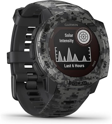 GPS-часы GARMIN INSTINCT SOLAR CAMO EDITION GRAPHITE CAMO WW 1000009965 - фото 539841