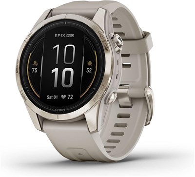 GARMIN EPIX PRO (GEN 2) SAPPHIRE EDITION — 42 ММ — МЯГКОЕ ЗОЛОТО С НЕЙЛОНОВЫМ РЕМЕШКОМ СЛИВОЧНОГО ЦВЕТА (ПЛЮС СИЛИКОНОВЫЙ РЕМЕШОК СВЕТЛО-ПЕСОЧНОГО ЦВЕТА) 1000009971 - фото 539870