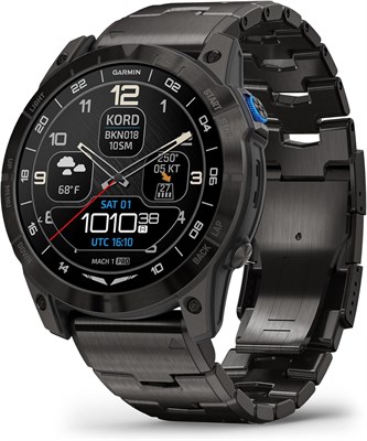 GARMIN D2 MACH 1 ЧЕРНЫЙ МАТОВЫЙ ТИТАН С ТИТАНОВЫМ РЕМЕШКОМ EMEA 1000009979 - фото 539912