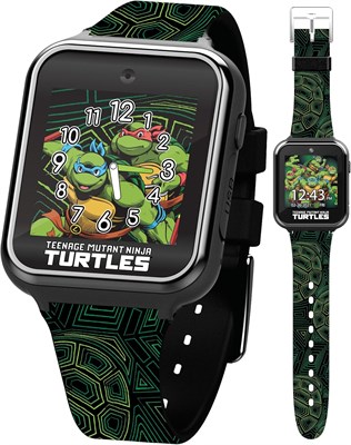 Умные часы Accutime Teenage Mutant Ninja Turtles для детей с селфи-камерой, видеорегистратором, играми, секундомером, будильником, калькулятором и счётчиком калорий – подходят для запястья от 5,5 до 8 дюймов 1000009982 - фото 539924
