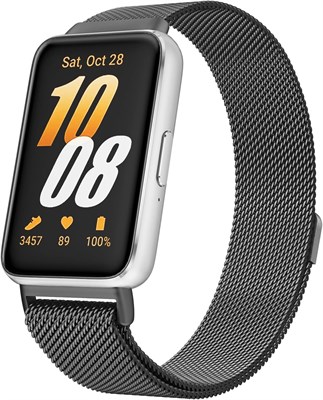 Металлические ремешки для Samsung Galaxy Fit 3, регулируемый ремешок из нержавеющей стали с магнитной застежкой для умных часов Samsung Galaxy FIT 3 SM-R390, женский и мужской ремешок 1000009985 - фото 539939