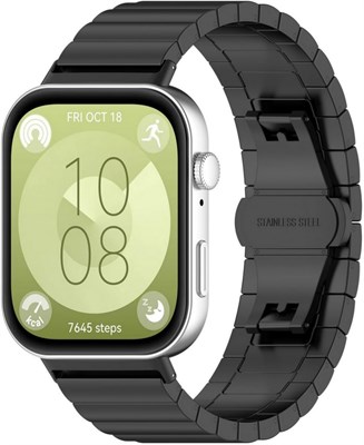 Ремешок SKEIDO из нержавеющей стали для Huawei Watch Fit 3 с застежкой-бабочкой, браслет-браслет для Huawei Watch Fit3 Smartwatch Correa 1000009997 - фото 539995