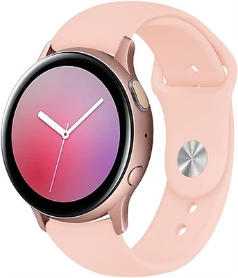 Ремешки для часов MARGOUN для Samsung Galaxy Watch Active 2 40 мм / 44 мм, сменные силиконовые ремешки шириной 20 мм 1000010001 - фото 540015