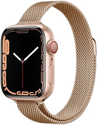 Ремешок O Ozone Slim Milanese Loop, совместимый с Apple Watch Series 10 | Ultra 2 | 8 Ultra | 9 | 8 | 7 | 6, 49/46/45/44/42/41/40/38 мм, магнитные сменные браслеты из нержавеющей стали для женщин 1000010018 - фото 540087