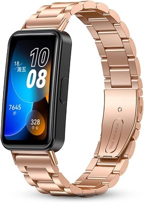 Металлический ремешок O Ozone, совместимый с Huawei Band 8 | Huawei Band 9, 3 бусины из нержавеющей стали, сменный браслет для умных часов, браслеты для мужчин и женщин 1000010019 - фото 540092