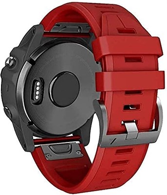 Силиконовый ремешок Dado шириной 26 мм для Garmin Fenix 7X | Fenix 6X | Fenix 5X | 5 Plus | Fenix 6X Pro | Fenix 3 | Fenix 3 HR | Descent MK1 | Ремешок для смарт-часов D2 Delta PX (тёмно-красный) 1000010022 - фото 540105