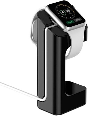 Док-станция-держатель для умных часов eWINNER, совместимая с Apple Watch Ultra Series 8/7/6/5/4/3/2/1/SE 49 мм 45 мм 44 мм 42 мм 41 мм 40 мм 38 мм для мужчин и женщин, спортивная версия (черная) 1000010033 - фото 540157