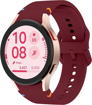 Силиконовый ремешок Dado, совместимый с Samsung Galaxy Watch 7/6/5/4 47/46/45/44/43/42/40 мм, простой силиконовый ремешок 1000010051 - фото 540238