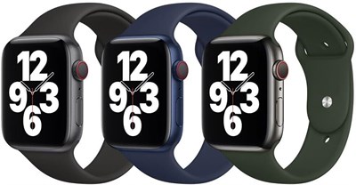 Силиконовые спортивные ремешки O Ozone, совместимые с Apple Watch Series 10 | Ultra 2 | 8 Ultra | 9 | 8 | 7 | 6, 49/46/45/44/42/41/40/38 мм, мягкие водонепроницаемые сменные ремешки из силикона для женщин и мужчин 1000010069