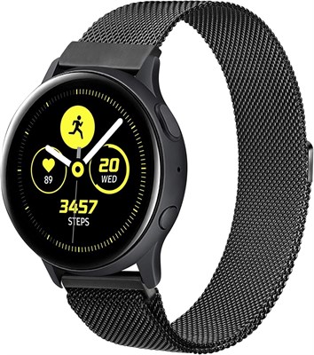 Металлический браслет O Ozone, совместимый с Samsung Galaxy Watch 7, 6, 5, 4 FE (40 мм, 44 мм, 45 мм) и Galaxy Watch 6, 4 Classic (43 мм, 47 мм, 42 мм, 46 мм), ремешок из нержавеющей стали с миланским плетением шириной 20 мм для мужчин и женщин 1000010078
