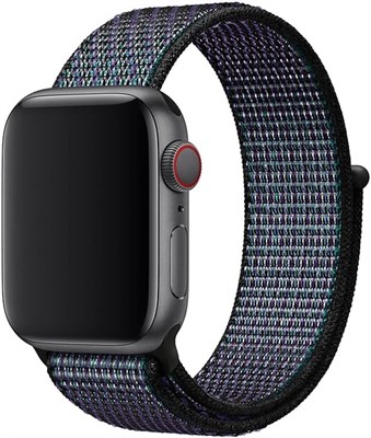 Спортивный ремешок O Ozone из нейлона, совместимый с Apple Watch Series 10 | Ultra 2 | 8 Ultra | 9 | 8 | 7 | 6, 49/46/45/44/42/41/40/38 мм, мягкий, дышащий, регулируемый, сменный спортивный ремешок для мужчин и женщин 1000010093