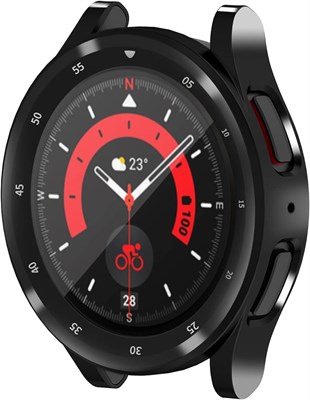 Защитная пленка для экрана SKEIDO TPU Soft Shell Time Scale Glass, совместимая с Samsung Galaxy Watch 5 Pro/5pro 45 мм, защитный чехол-бампер для Watch5 Pro, черный 1000010111 - фото 540513
