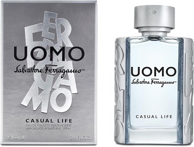 Salvatore Ferragamo Uomo Casual Life — духи мужские туалетная вода 100 мл 1000010190 - фото 540852