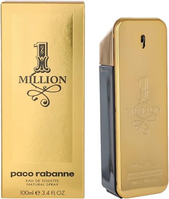 Туалетная вода для мужчин Paco Rabanne 1 Million, 100 мл 1000010403 - фото 541531