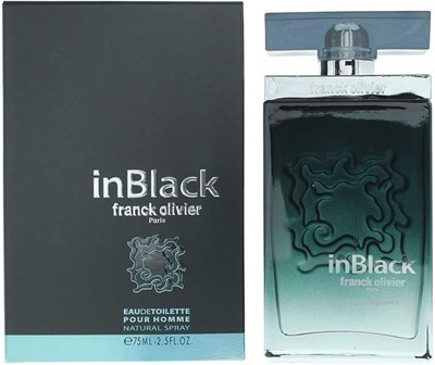 Franck Olivier In Black For Men - Туалетная вода, 75 мл 1000010412 - фото 541567