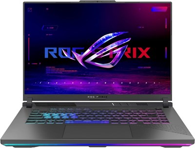 Игровой ноутбук ASUS ROG Strix G16 2025, 16-дюймовый дисплей FHD+ с частотой обновления 165 Гц, процессор AMD Ryzen 9 9955HX, 16 ГБ оперативной памяти DDR5, SSD-накопитель на 1 ТБ, видеокарта NVIDIA GeForce RTX 5060 8 ГБ, RGB-клавиатура, Windows 11, цвет 1000010583 - фото 542280