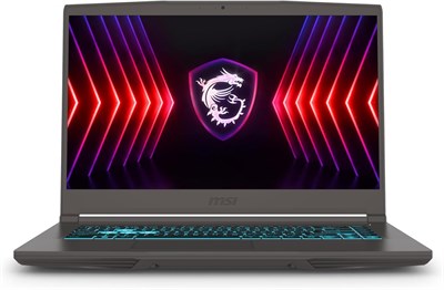 Игровой ноутбук MSI Thin 15 15,6" FHD 144 Гц: Intel Core i7-12650H, NVIDIA GeForce RTX 4050, 16 ГБ DDR5, 512 ГБ NVMe SSD, Cooler Boost 5, Win 11: черный, B12VE-20202 3BR 1000010595 - фото 542345