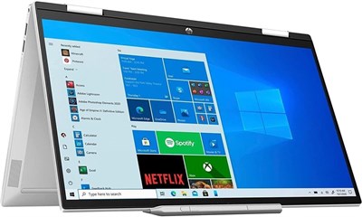 Ноутбук-трансформер HP Pavilion x360 с 15,6-дюймовым сенсорным дисплеем FHD, процессором Intel Core i5-1235U, графикой Intel Iris Xe, оперативной памятью DDR 4 16 ГБ, твердотельным накопителем NVMe 512 ГБ, сканером отпечатков пальцев, клавиатурой, Windows 1000010668 - фото 542706