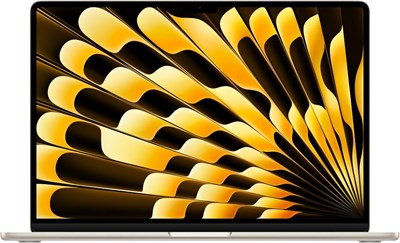 Apple MacBook Air 2024 года (15 дюймов, чип Apple M3 с 8-ядерным центральным процессором и 10-ядерным графическим процессором, 16 ГБ унифицированной памяти, 256 ГБ) — Starlight 1000010794 - фото 543307