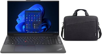 Ноутбук Lenovo Thinkpad E16 G1 Business с дисплеем Full HD (16 дюймов), процессором Intel Core i7-1355U 13-го поколения, оперативной памятью DDR4 (16 ГБ), твердотельным накопителем на 1 ТБ, Intel Iris Xe, сканером отпечатков пальцев, Windows 11 Pro + сумм 1000011042 - фото 544478
