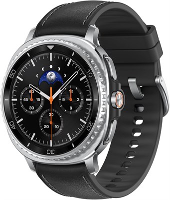 Samsung Galaxy Watch 8 Classic Black, Bluetooth, умные часы 46 мм, дизайн с подушкой безопасности, вращающийся безель, кнопка быстрого доступа, 3-нм процессор, функция отслеживания сна, функция отслеживания бега (версия для ОАЭ) 1000011302