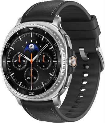 Умные часы Samsung Galaxy Watch 8 Classic (2025) с Bluetooth, 46 мм, дизайн с подушкой безопасности, вращающийся безель, кнопка быстрого доступа, функция отслеживания сна, функция отслеживания бега, показатель энергопотребления, черный цвет [версия для СШ 1000011349