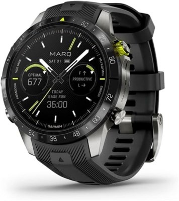 Умные часы GARMIN Premium Smartwatch Marq Athlete Generation-2 Performance Edition | Умные часы с AMOLED-дисплеем и отзывчивым сенсорным экраном | 16 дней автономной работы и расширенный мониторинг здоровья 1000011367