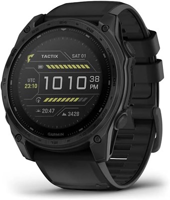 Умные часы GARMIN Tactix 8 Solar, 51 мм, черные, сапфировое стекло, GPS, 48 дней автономной работы 1000011368