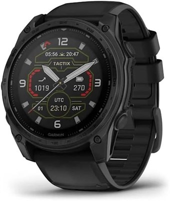 Умные часы GARMIN Tactix 8 Solar, 51 мм, GPS, 48 дней автономной работы, светодиодный фонарик, черные 1000011370