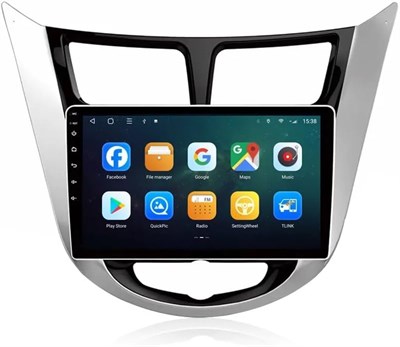 Автомобильная стереосистема Fabrik® с сенсорным экраном и мультимедийным проигрывателем для Hyundai Accent 2012–2017 годов выпуска. Система Android, планшеты с IPS AHD-дисплеем, видео- и музыкальным проигрывателем, Bluetooth, FM-радио, автономный и онлайн 1000011555 - фото 546865