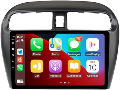 Автомобильный Android-экран Mirage Attrage 2012–2018 гг. — гарантия 2 года — экран IPS.QLED — бесплатная задняя камера — оригинальный кабель для подключения — усилитель звука (CarPlay 4+64 ГБ и Android Auto) 1000011615 - фото 547160