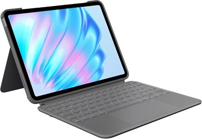 Чехол-клавиатура Logitech Combo Touch для iPad Air 11 дюймов (M2 и M3), iPad Air (5-го поколения) — съемная клавиатура с подсветкой и подставкой — раскладка ARA — цвет Oxford Grey 1000011768 - фото 547907