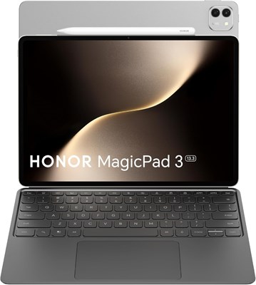 Планшет HONOR Magic Pad 3 13,3 дюйма с Magic Pencil и клавиатурой Smart Keyboard, 16 ГБ ОЗУ, 512 ГБ встроенной памяти, дисплей Eye Comfort с частотой 165 Гц и разрешением 3,2K, процессор Snapdragon 8 3-го поколения, аккумулятор 12450 мА·ч, 8 динамиков, пр 1000011780 - фото 547966